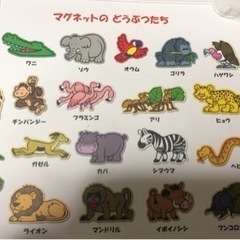 【7月19日値下げ‼️】マグネット　ブック『アニマル　ワールド』の画像