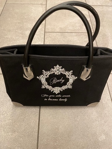 ラストお値下げ★Rady  大きめ　トートバッグ　黒