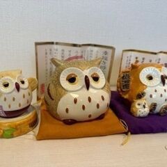 幸福フクロウ7体セット①