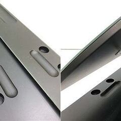 ss6048　チェストミラー　ブラック　半月型　卓上　ドレッサー　ミラー　黒　一面鏡　木製　コンパクト　鏡の画像