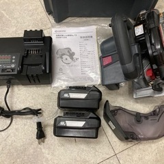 【SALE】KYOCERA　京セラ　充電式集じん兼用丸ノコ　DN...