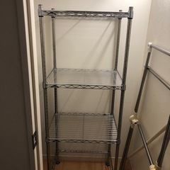 【交渉中】スチールラック　３段の画像