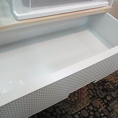【27】NITORI　ニトリ　フィッツプラスNTメッシュ2　幅75cm　4段　ホワイトウォッシュ　プラチェスト　引き出し　タンス　衣類収納の画像