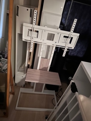 家具 壁掛けテレビ風スタンド