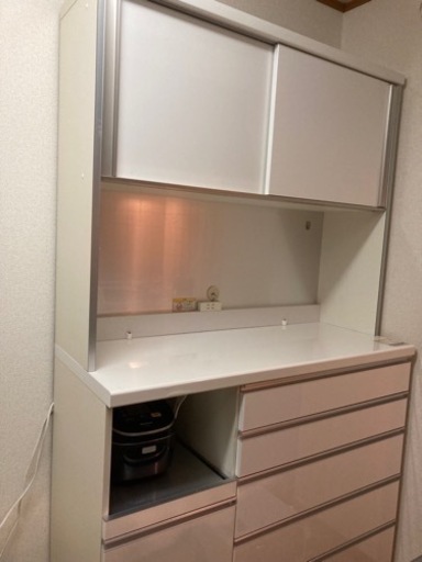 パモウナ　食器棚　120 ソフトクロージング！