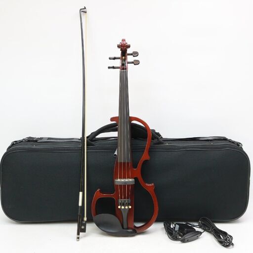 バレンテ 電子 バイオリン EVN-37 エレキ ブラック サイレント 練習用