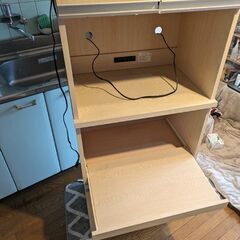 レンジ台　キッチン家具1000円でお願いします！の画像