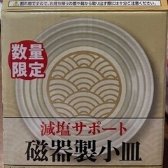 減塩サポート磁器製小皿3枚　新品の画像