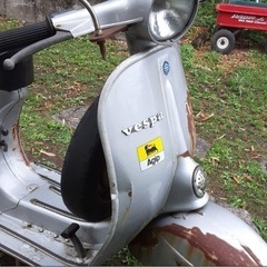ベスパ　50S エンジン実働　→ 放置　→ 不動　レストアベースの画像