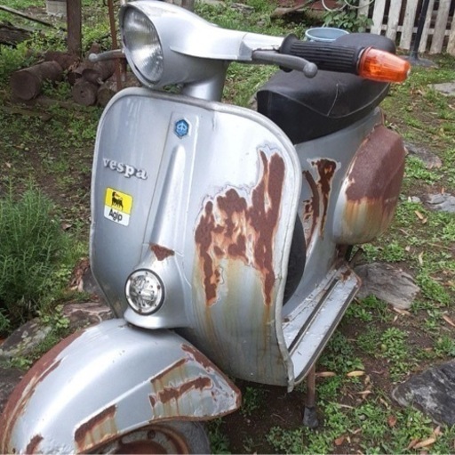 ベスパ　50S エンジン実働　→ 放置　→ 不動　レストアベース