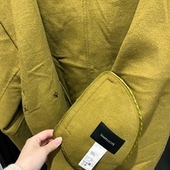【美品】simplicite ビッグカラーショートコート　の画像