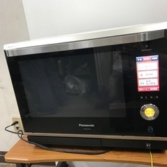 ロ2402-576 Panasonic スチームオーブンレンジ NE-BS1100-W 2015年製 中古 取説なし 通電確認済み