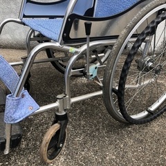 松永 介助式車椅子 折り畳み　エアリアル　MW-SL1D マツナガの画像