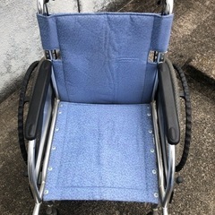 松永 介助式車椅子 折り畳み　エアリアル　MW-SL1D マツナガの画像