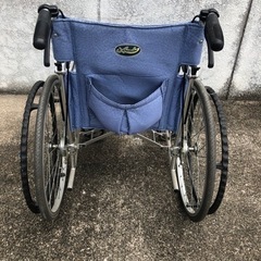 松永 介助式車椅子 折り畳み　エアリアル　MW-SL1D マツナガの画像