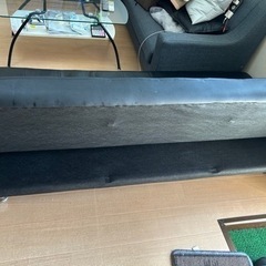 ソファベッド　合皮の画像