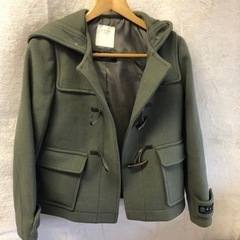 【Sサイズ】レディース　コート　グリーン　B MING