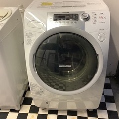 【リサイクルサービス八光】2010年製　東芝　ななめ型ドラム式洗濯乾燥機（9.0kg）TW-G500L-W