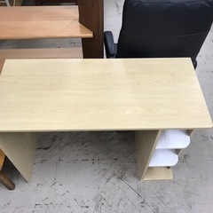 I2402-583 スマートアイ 学習デスク ウッドホワイト 100×44×75cm 中古美品の画像