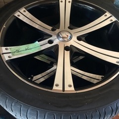 MKW22インチ　タイヤホイールSET ワイトレ付　ランクル　100 200 LX570 