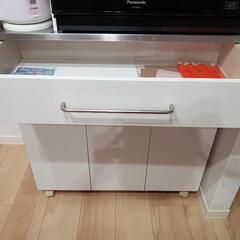 レンジ台　キッチン台　ゴミ箱の画像