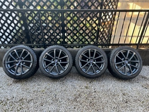 SUBARU WRX S4 245/40R18 ENKEI 114.3-5H 18-8.5J +55 ダンロップ WINTER MAXX WM01 4本セット 2013年