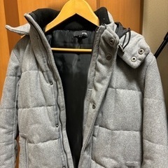 再値下げ　メンズ　ジャケット　グレー　フード付き