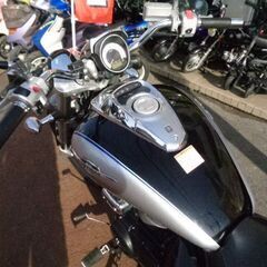 NO.4907 ブルバード４００ 　水冷４サイクルＶツインエンジン　ＥＴＣ付き　ブラック＆シルバー　☆彡の画像