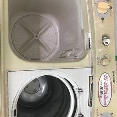 洗濯機　2層式（無料）の画像