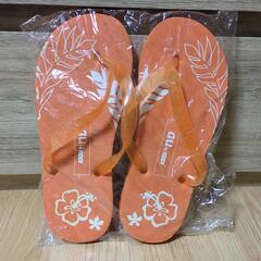 新品　au　ノベルティ　ビーチサンダル　