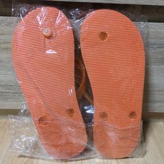 新品　au　ノベルティ　ビーチサンダル　の画像
