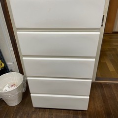 プラスチック収納タンス