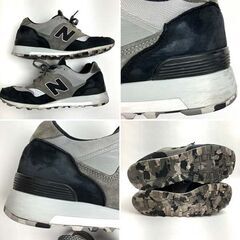 【中古品】ニューバランス New Balance スニーカー M577SOP サイズUSA10 1/2 約28.5cm イングランド製 グレー系 靴 メンズ の画像