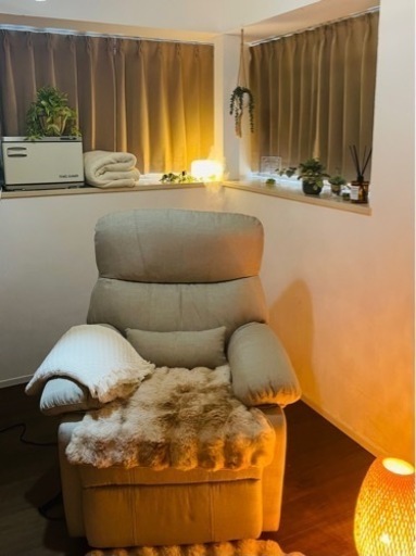 施術用電動リクライニングチェア(Confort (コンフォート) 電動チェア HD2 ナチュラル)