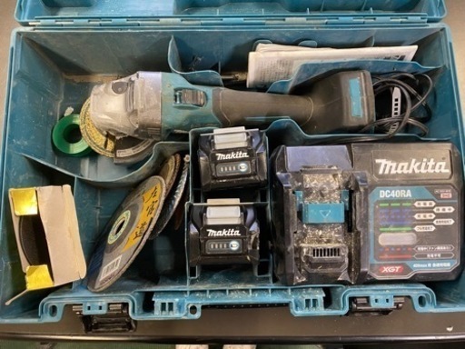 makita100mm充電式ディスクグラインダ40v