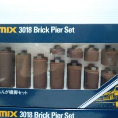 Nゲージ TOMIX れんが橋脚&PC水平橋脚P4 各2セットの画像