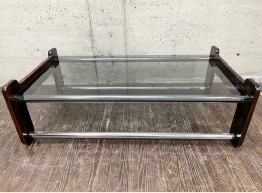 カリモク家具 ガラステーブル センターテーブル ローテーブル ガラス天板