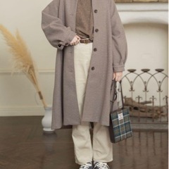 しまむら　dear.ful バックスリットステンカラーコート