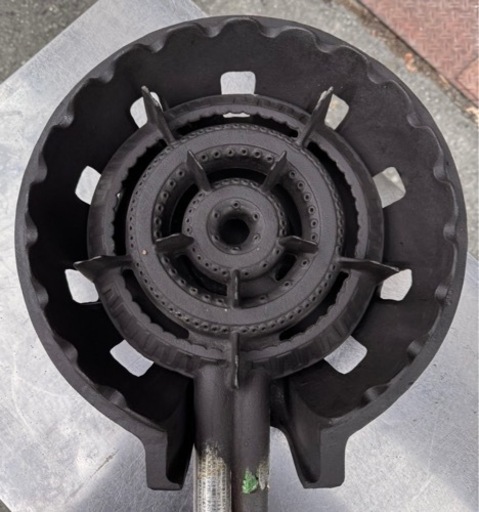業務用 鋳物コンロ SHOEI SB202 都市ガス 幅330×奥行530×高110(mm) 13mmゴム管 ガスコンロ 五徳コンロ ガス台 厨房機器 店舗用品 大阪 ③