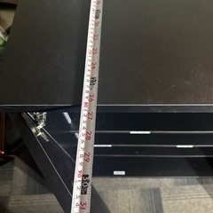 お店　大型保管棚　革製張りの画像