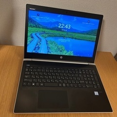 【HP probook 450 G5】SSD256GB メモリ8...