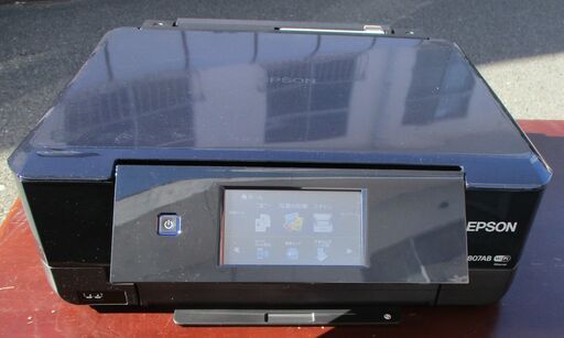 ☆エプソン EPSON Colorio EP-807AB インクジェット複合機◆スッキリ置けるコンパクトボディー