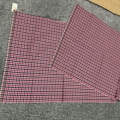 レトロ チェック柄ハギレの画像