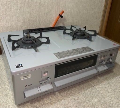 ノーリツ ガスコンロ NORITZ NW61SVR 右強火 2018年製 LPガス