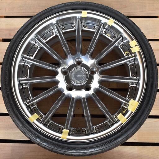 【ヤ取終了3/1】≪zyt1368ジ≫ WORK/ワーク GNOSIS/グノーシス アルミホイール 4本セット 19x8.5J+35 