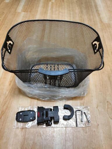 ERWAY 電動アシスト自転車用バスケット 前カゴ 脱着式 (バグス) 茶臼山