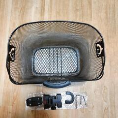 ERWAY 電動アシスト自転車用バスケット 前カゴ 脱着式 (バグス) 茶臼山