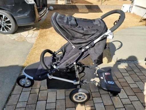 美品AIRBUGGY（エアバギー) ２人乗り3輪ベビーカーボードセット　☆格安☆