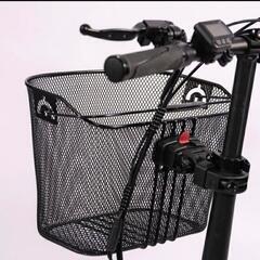 ERWAY 電動アシスト自転車用バスケット 前カゴ 脱着式 (バグス) 茶臼山