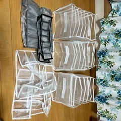 バラ売り可　メッシュの収納ボックス　8点セットの画像